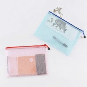 Clear Bag TSA Check School Organizer Zip Up See Through Essentials